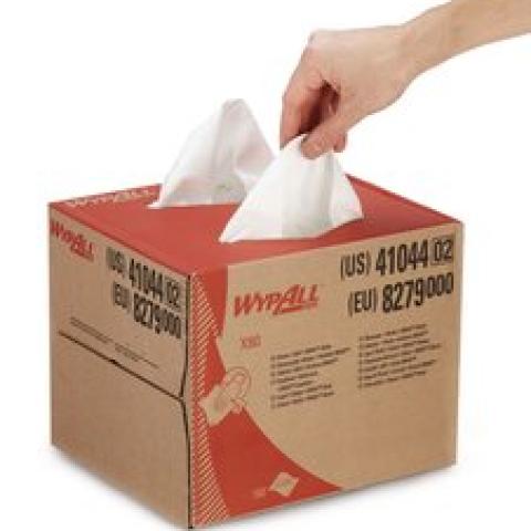 WYPALL® X80 reusable wipes , 1-ply, white, disp. box, 427 x 282 mm, 160 unit(s)
