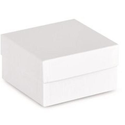 ROTILABO® cardboard cryo boxes, white, Water-repellant, L 133 x W 133 x H 50 mm