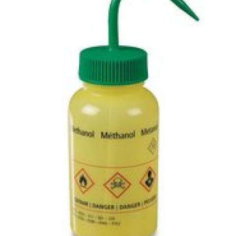 Wash bottle, wide-neck,, LDPE, methanol, 500 ml, 1 unit(s)