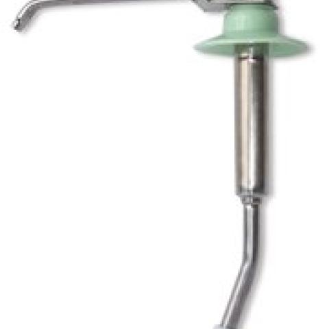 Replacement disinfectant dispenser pump, plus Touchless 500 ml, stainless steel