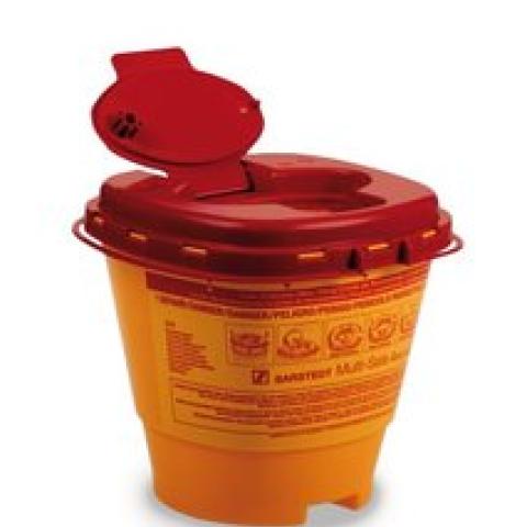 Multi-Safe twin plus 2000, Waste disposal container, PP, 2 l, 10 unit(s)