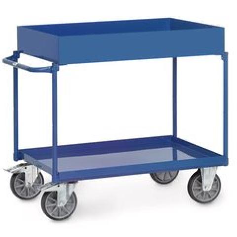 Shelf trolley with tray shelves, made of steel, 1171 x 700 x 1020 mm, 1 unit(s)