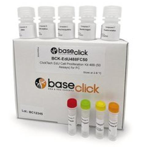 ClickTech EdU Cell Proliferation Kit 488, For 100 assays., for Flow Cytometry