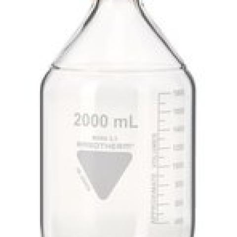 RASOTHERM clear glass screw top bottle, 2000 ml, 10 unit(s)
