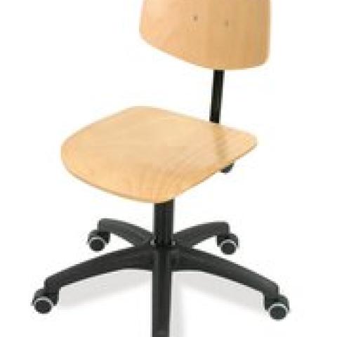 Eco model office chair, Beech, rollers, 1 unit(s)
