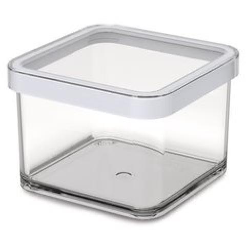 LOFT Square box, White styrene-acrylonitrile (SAN) 500 ml, 1 unit(s)