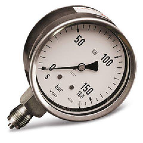 Pressure gauge, stainless steel, range 0 - 160 bar, 1 unit(s)