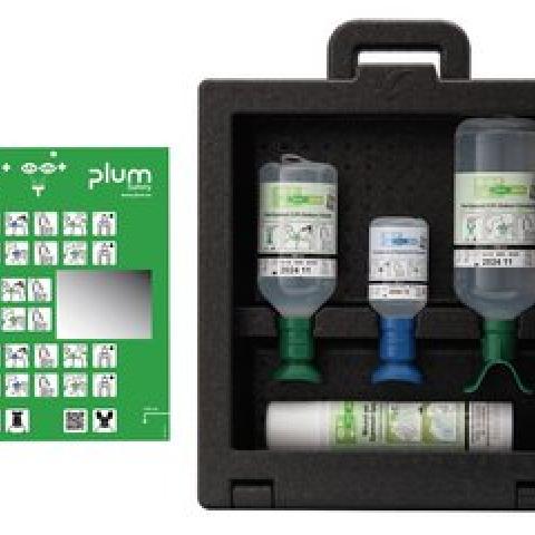 Plum iBox 3 eye wash station, with 3 eye wash bottles & 1 wound spray, 1 unit(s)