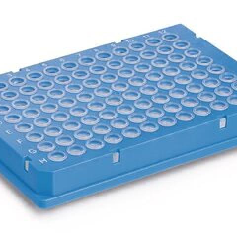 Rigid frame 96 well PCR plate, Low, blue, whole frame, 50 unit(s)