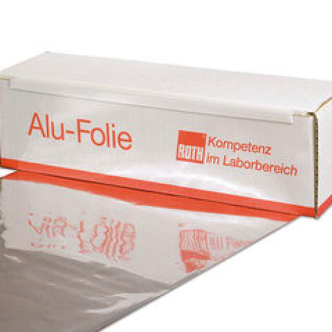 Rotilabo®-aluminium foil, thickn. 20 µm, carton w. cutter edge
