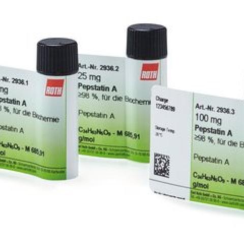 Pepstatin A, min. 98 %, for biochemistry, 5 mg, plastic