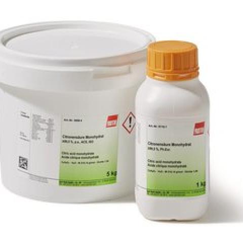 Citric acid monohydrate, min. 99,0 %, pure, 25 kg, plastic