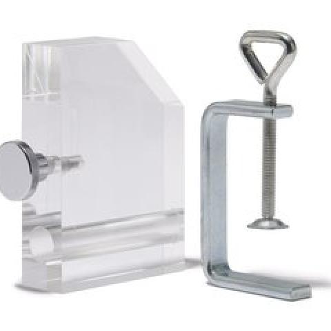 Table holder, acrylic glass, for securely attaches, 1 unit(s)