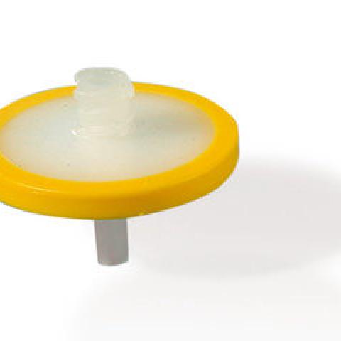 Disposable syringe filters, PTFE, pore size 1.0 µm, hydrophobic, Ø 30 mm