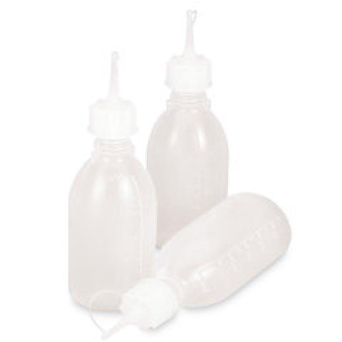 Dropper bottles, LDPE, transparent, 500 ml, 4 unit(s)