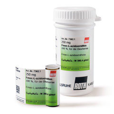 Fmoc-L-azidoornithine, PEPTIPURE®, min. 98 %, for biochemistry, 250 mg, glass