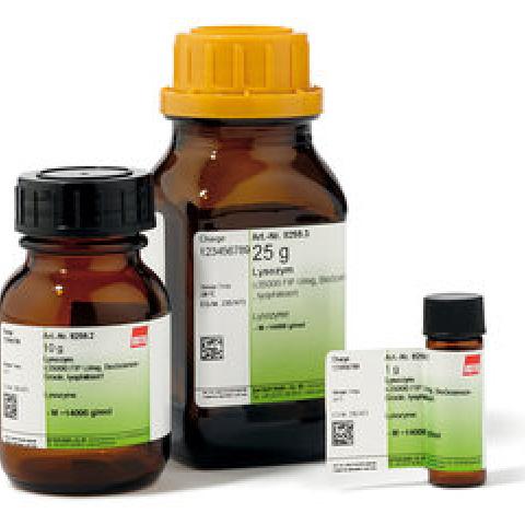Lysozyme, min. 45.000 FIP U/mg,, lyophilised, 1 g, glass