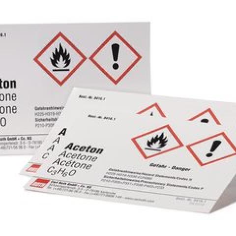 Sekuroka®-labels, imprint, Acetone, 10 unit(s)