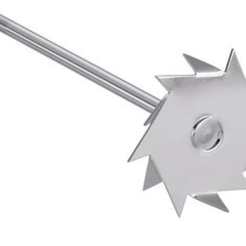 Stirring blade, dissolver stirrer, stirrer Ø 80 mm, shaft-length 350 mm