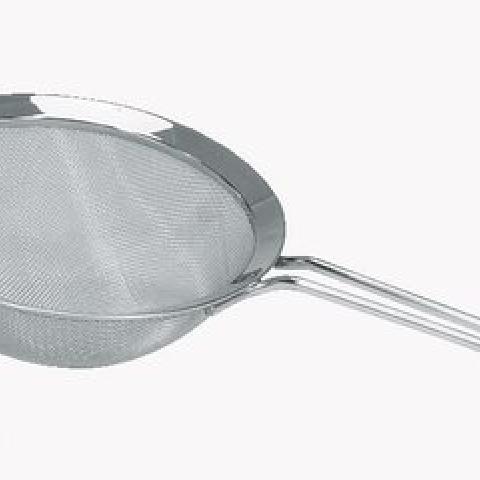 Rotilabo®-round sieve, stain. steel 18/8, Ø outer 190 mm, mesh width 1 mm