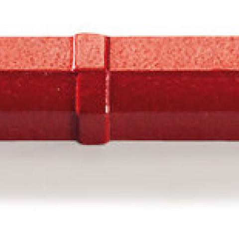 Rotilabo®-stirring magnets, centre ring, red, Ø 8 mm, length 13 mm, 1 unit(s)