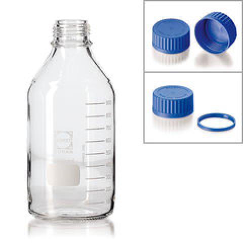 Screw neck bottle, DURAN®, transparent, with PP cap, 10 ml, 10 unit(s)