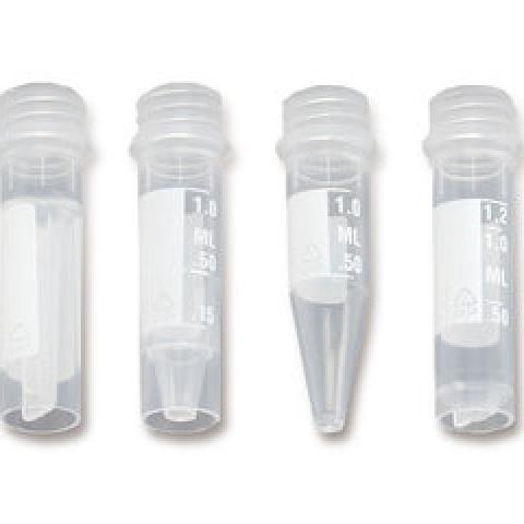 Reaction vials 1.5 ml, sterile, with cap, freestanding, 500 unit(s)
