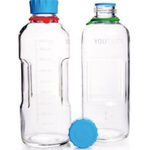 DURAN® YOUTILITY laboratory bottles, clear glass, 1000 ml, GL 45, 4 unit(s)