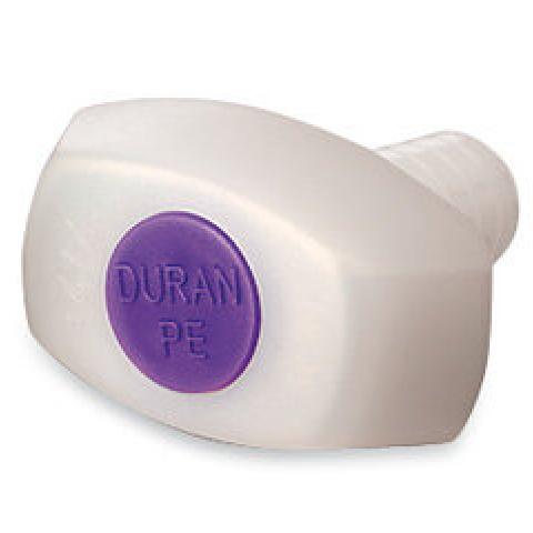 Standard ground glass joint stoppers, PE, NS 12/21, insert violet, 10 unit(s)