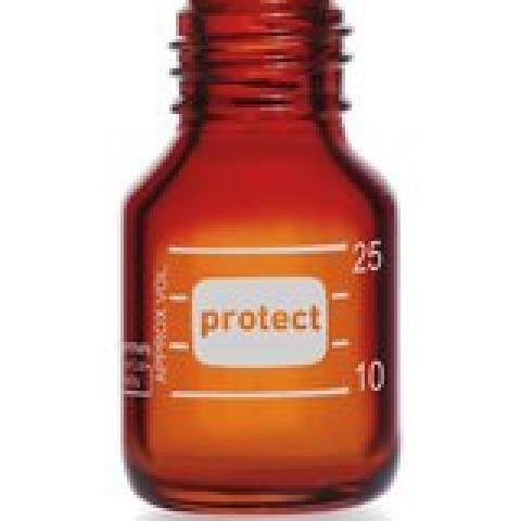 Screw top bottle, DURAN® Protect, brown, 25 ml, 10 unit(s)