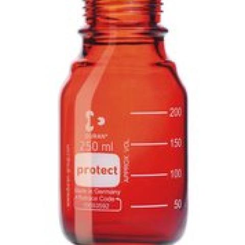 Screw top bottle, DURAN® Protect, brown, 250 ml, 10 unit(s)