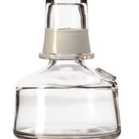 Spirits burner, made of soda lime-glass, Ø 76 mm, height 102 mm, 100 ml