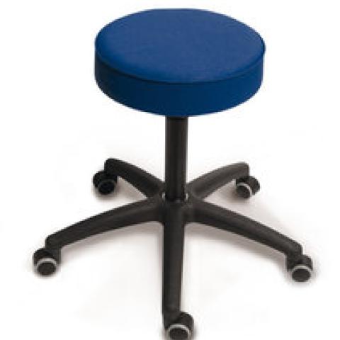 Swivel stool, padded, seat blue, 1 unit(s)
