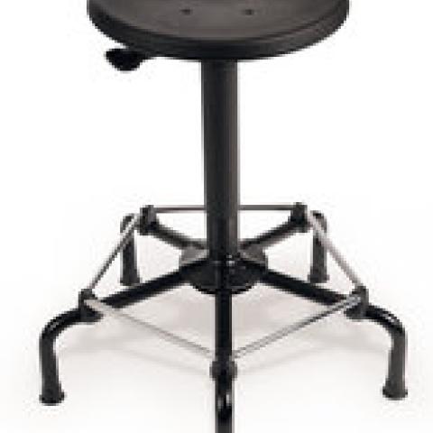 Stool with all-round footrest, seat height 540-740 mm, 1 unit(s)