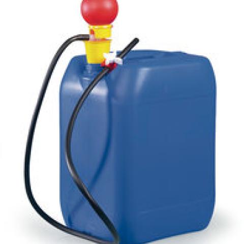 OTAL-hand pump hose with stopcock, PP, 12 l/min, for containers max. 60 l