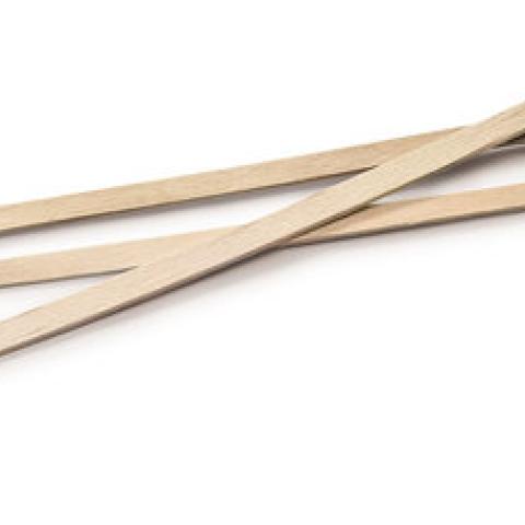 Stirring spatula, made of wood, L 140 mm, W 5 mm, 1000 unit(s)