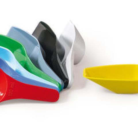 Plastic scoops made of PP, assorted colours, 9 unit(s)
