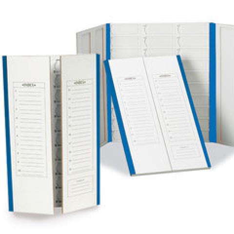 Preparation folders, blue, for 20 microscope slides, 1 unit(s)