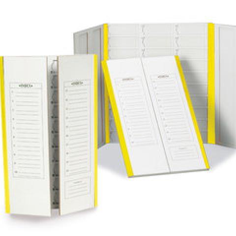 Preparation folders, yellow, for 20 microscope slides, 1 unit(s)