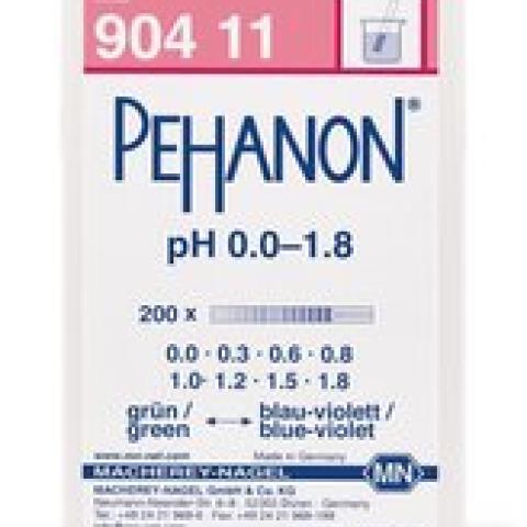 Indicator papers PEHANON®, with imprinted pH-scale, pH 0-1.8, 200 unit(s)