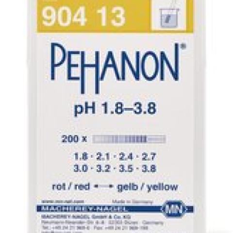 Indicator papers PEHANON®, with imprinted pH-scale, pH 1.8-3.8, 200 unit(s)