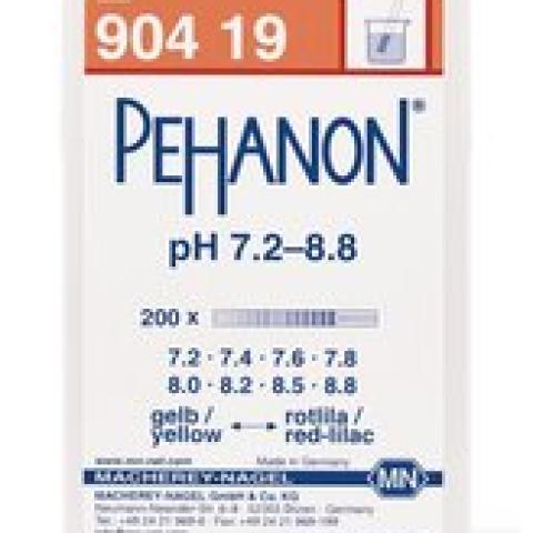 Indicator papers PEHANON®, with imprinted pH-scale, pH 7.2-8.8, 200 unit(s)