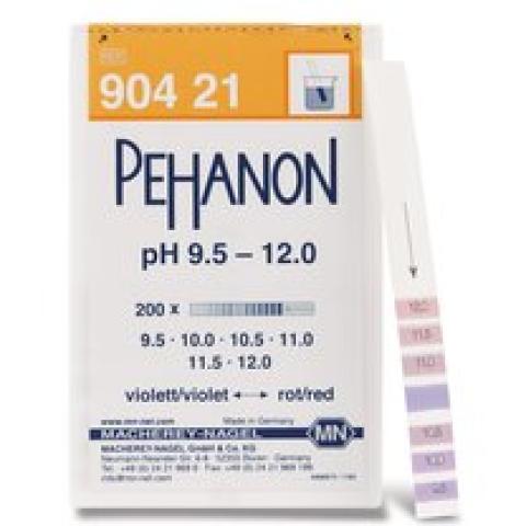 Indicator papers PEHANON®, with imprinted pH-scale, pH 9.5-12.0, 200 unit(s)