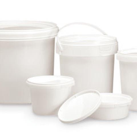 Disposable bucket, PP, white, 500 ml, 100 unit(s)