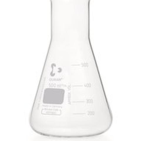 Wide neck Erlenmeyer flasks, DURAN®, scale, 500 ml, DIN 24450, 10 unit(s)