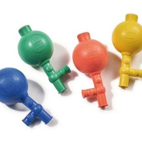 Rotilabo®-safety pipettor ball Flip, yellow, nat. rubber, f. pip. 20-100ml