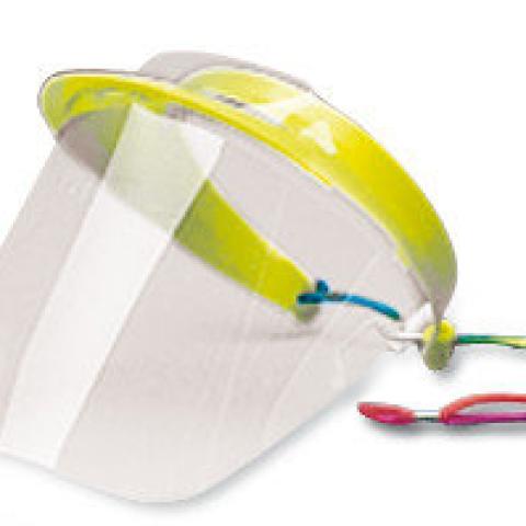 Face protection screen Polysoft, PC, neon yellow, ultra-light, 1 unit(s)