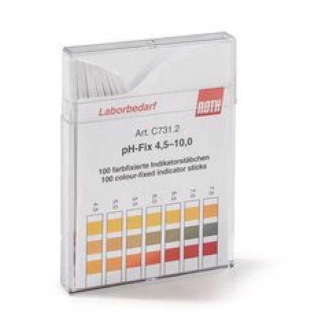 Universal indicator sticks pH-Fix, in square plastic box, pH 4.5-10, 100 unit(s)