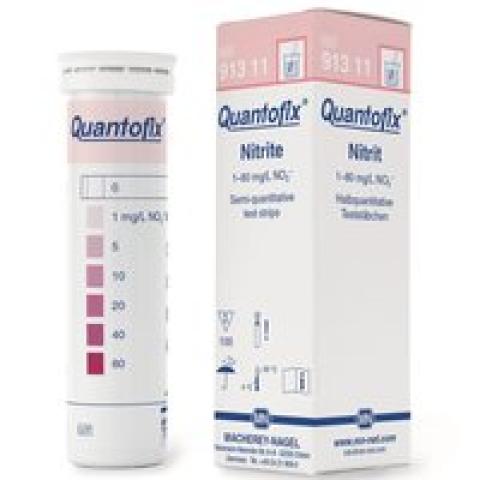 Quantofix® test strips, nitrite, L 95 x W 6 mm, 0-1-5-10-20-40-80