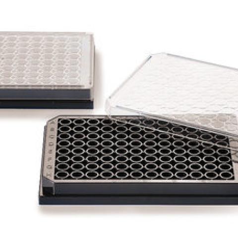 Rotilabo®-microtest plates, black, 96-well, flat bottom, 100 unit(s)